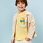 Bej Basic Erkek Çocuk Gabardin Ceket
