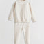 Bej Bisiklet Yaka Basic Erkek Bebek Pijama Takım