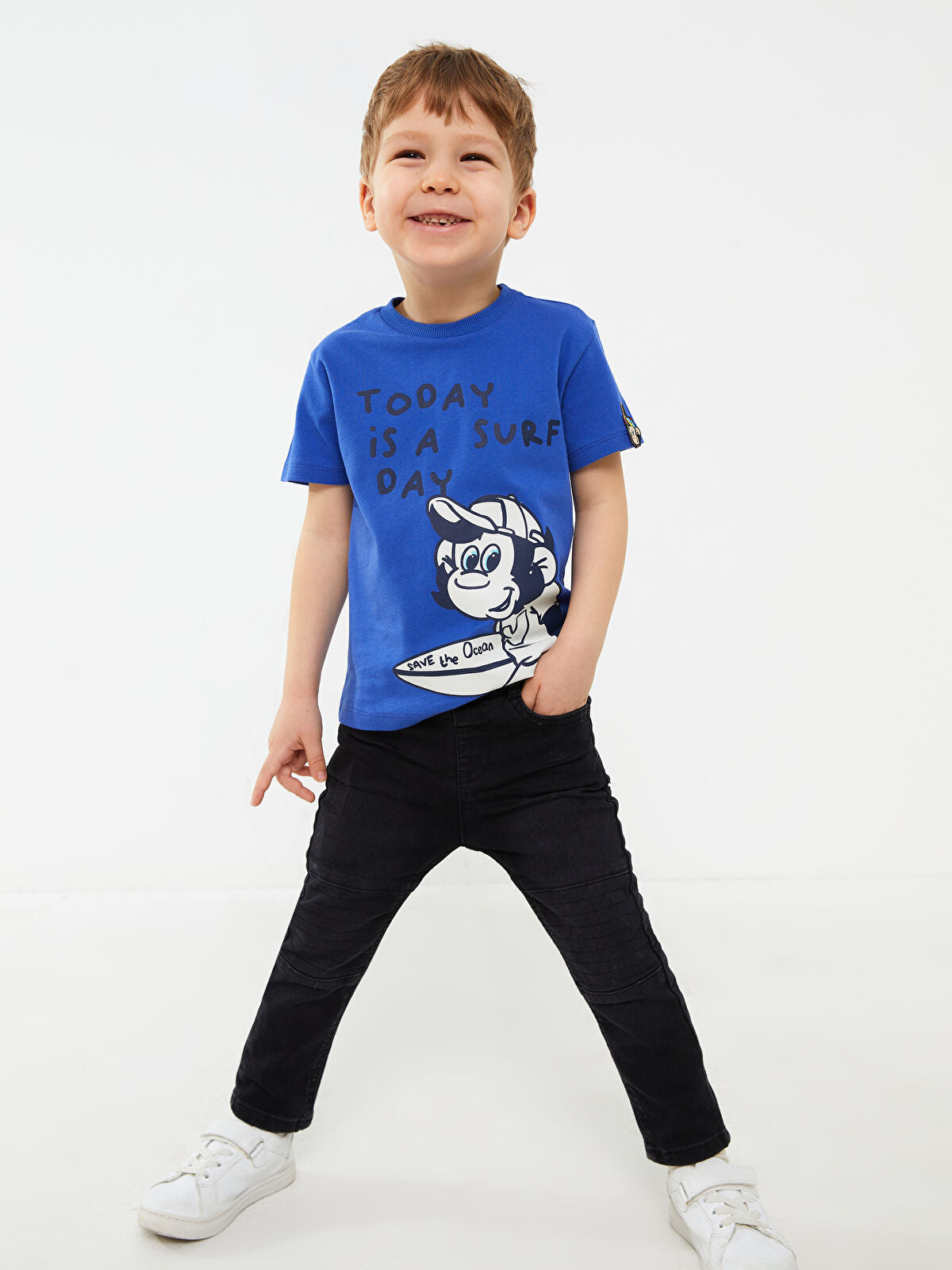 Antrasit Basic Erkek Bebek Jean Pantolon