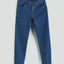 İndigo Beli Ayarlanabilir Lastikli Erkek Çocuk Jean Pantolon