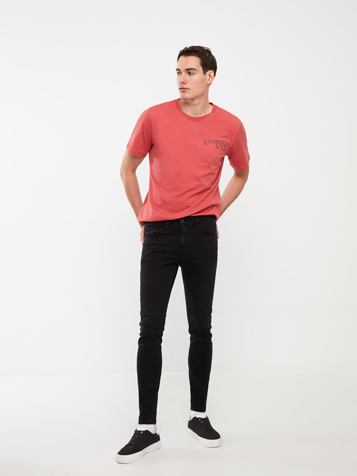 Siyah 760 Skinny Fit Erkek Jean Pantolon
