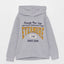Gri Kapüşonlu Baskılı Uzun Kollu Erkek Çocuk Sweatshirt