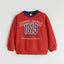 Kırmızı Bisiklet Yaka Erkek Çocuk Sweatshirt