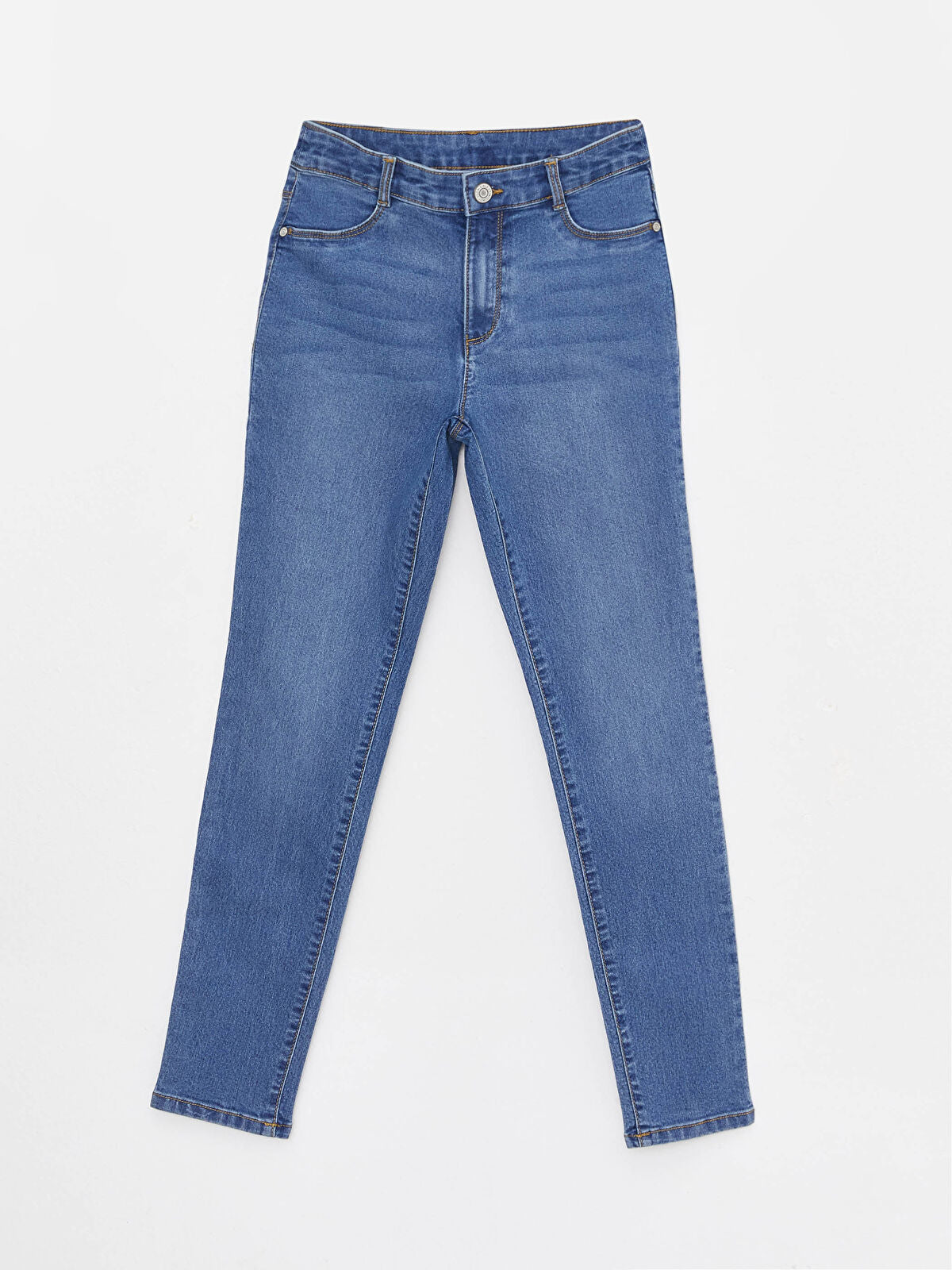 İndigo Skinny Fit Kız Çocuk Jean Pantolon