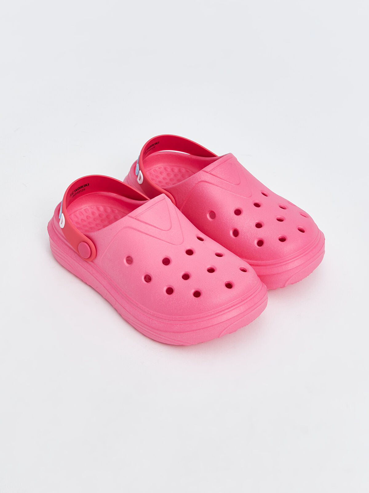 Pembe Baskılı Kız Çocuk Plaj Sandaleti