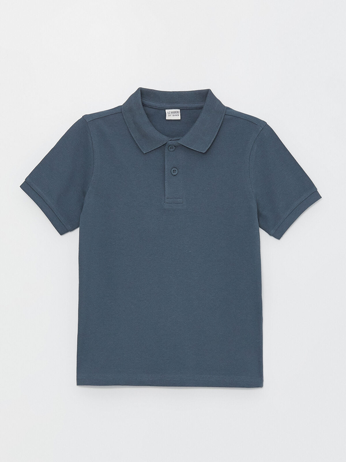 İndigo Polo Yaka Basic Kısa Kollu Erkek Çocuk Tişört
