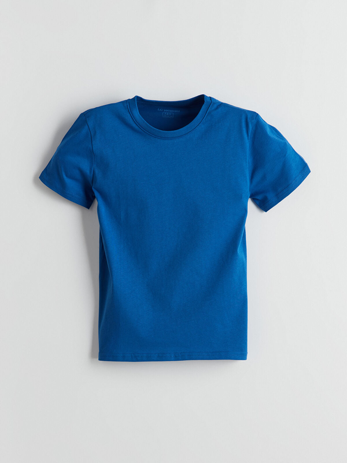 Mavi Bisiklet Yaka Erkek Çocuk Tişört