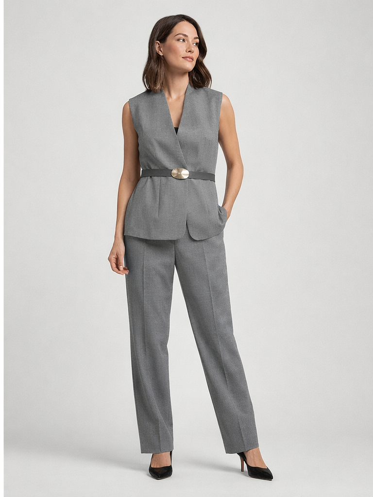 Gold Carino Vizon Klasik Blazer Takım