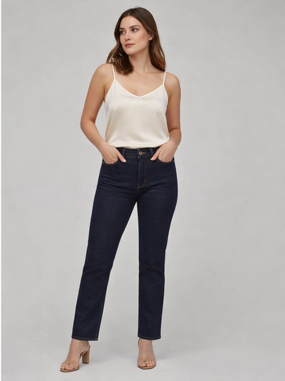 Xlove Koyu Lacivert Gold Dikişli Jean Pantolon