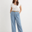 Xlove Bej Kemerli Açık Mavi Denim Pantolon